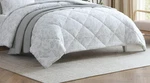 Jennifer Adams Reversible Comforter & Quilted Coverlet Only - Ira King 1796281. Fixed Price $79.99.