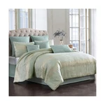 Riverbrook Home Vesta Comforter Set, Gold/spa, Queen, 9 Piece. Fixed Price $171.27.