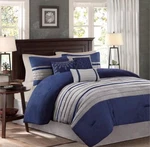 Madison Park Palmer Comforter King Set - 7 Pieces. Fixed Price $99.00.