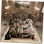 Duck Hunting Comforter Set Size Army Camo Bedding Kids Twin Green. Fixed Price $56.30.