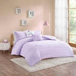 Callie Cotton Jacquard Pom Comforter Set, Twin. Fixed Price $124.99.