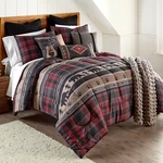 Donna Sharp Canoe Trip Comforter 3- Set Southwestern Lodge Cozy Cabin Bear. Fixed Price $99.95.