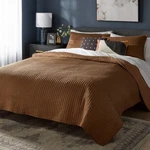 Nwot Full/queen 100% Cotton Sateen Quilt Set 2 Shams Light Brown Threshold. Fixed Price $57.99.