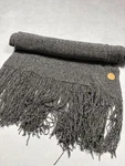 Fendi Archive 90S Made Italy Grey Wool Knit Scarf Fringed Throw Blanket. Fixed Price $174.20.