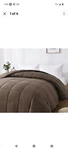Homelike Moment Queen Comforter Brown Lightweight. Fixed Price $22.50.