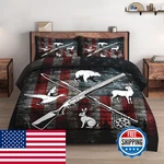 Wecozy King Size Comforter Set 2 Pillowcase Hunting Fishing Hunter Soft 3 Pcs. Fixed Price $127.55.