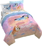 Jay Franco Bluey & Bingo Comforter Set - 7 Piece Queen, Multi. Fixed Price $111.70.