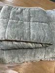Koolaburra By Ugg Teal Velvet Comforter King Size 106 X 96" Sham. Fixed Price $69.00.
