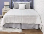 Biopedic Fresh & Clean Twin Hypoallergenic Plush Antimicrobial Comforter White. Fixed Price $46.99.
