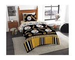 Pittsburgh Steelers Nfl 4 Piece Twin Comforter Bedding Set Black/gold/white New. Fixed Price $74.99.