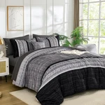 Dintszyayue Black Comforter Set King Size, 8 Pieces Boho 90 103. Fixed Price $64.88.
