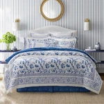 Laura Ashley - Home Decor 100% Cotton Comforter & Sham Set. Fixed Price $199.99.
