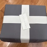 3PC King Lyocell Cotton Blend Duvet & Sham Set Dark Gray -. Fixed Price $39.00.