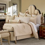 Aico Furniture Sommerset Piece King Comforter Set"sand BCS-KS10-SMRST-SND. Fixed Price $636.65.