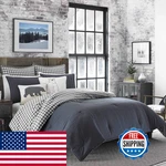 Eddie Bauer Twin Comforter Set Reversible Bedding Matching Sham Pre-washed. Fixed Price $143.10.