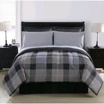 Vtg Sears Colormate Queen 8 Piece Bed In Bag Set York Plaid Red Gray Black New. Fixed Price $89.97.