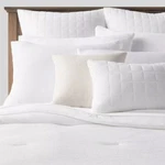 KING-12PC Micro Texture Comforter & Sheet Bedding Set Threshold. Fixed Price $119.99.