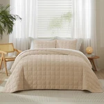 Wondnuga Velvet King/cal.king Size (106" X 96"), Beige Brown. Fixed Price $58.50.