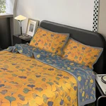 Bifqioy Ginkgo Quilt King Size Bedding Set Reversible Soft. Fixed Price $99.40.