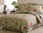 Pem America QS2885TW-2300 Edens Garden Quilt With Pillow Sham, Twin Green. Fixed Price $104.36.