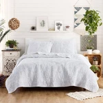 Hamsa Cloud White 3-PIECE Quilt Set By Jungalow. Fixed Price $124.99.