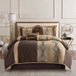 Nanshing 7 Piece California King Kath Bed Bag Comforter Set Bronze. Fixed Price $120.00.