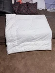 Department Store White Goose Down Comforter Full/queen Medium Weight. Fixed Price $69.99.