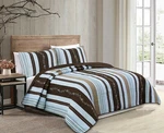 Mary Ann Reversible 100%COTTON 3-PIECE Quilt Set, Bedspread, Coverlet. Fixed Price $79.99.