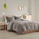 Malea Shaggy Comforter Set, Long Faux Fur Cozy Down Alternative, King/ Cal. Fixed Price $59.99.