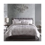 Riverbrook Home Turin Comforter Set, King, Silver, 7 Piece. Fixed Price $257.42.