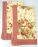 Waverly Norfolk Rose Sonata French Country Pillow Shams Set Of Two King Size. Fixed Price $35.24.