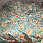 J. Queen New York Standard Comforter Set Floral Teal 100% Polyester No Tags. Fixed Price $60.00.