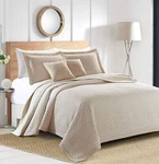 Sherry Kline Rombo Embroidered 3-PIECE Quilt Set (taupe King). Fixed Price $141.99.