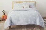 Pillowfort Dots Full / Queen Comforter And Shams Set 3 Pieces Light Blue. Fixed Price $68.99.