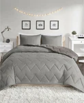 Intelligent Design 3 Pc Chevron Quilted Reversible Comforter Set King / Cal. Fixed Price $47.06.