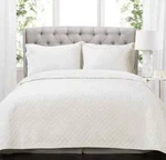 3PC Ava Diamond Oversized Cotton Quilt Set Lush Cor- Full/ Queen. Fixed Price $49.99.
