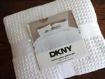 Dkny White Poly Waffle Full Queen Duvet Cover Sham Set 3PC. Fixed Price $69.99.