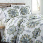 Southshore Fine Linens - Infinity Printed Duvet Cover Set Full/queen Aqua. Fixed Price $39.99.