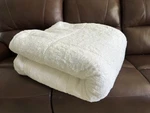 Threshold King White Quilted Polyester Comforter Solid Contemporary Bedroom. Fixed Price $50.00.