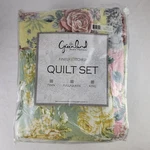 Greenland Home Fashions Emma King Quilt Set 3PC Floral Patchwork 105X95. Fixed Price $132.31.