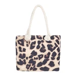 Ria Fashion Animal Print Leopard Summer Tote- 13"X9.5"X2.5" 9" Drop Nwt. Fixed Price $14.50.