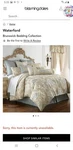 Waterford Linens Brunswick Comforter Set Queen Size New Original Packaging. Fixed Price $299.00.
