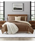 Ugg Brody Reversible Full / Queen Comforter Set 5 Piece Plush Msrp $170. Fixed Price $144.99.