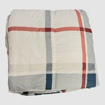 Sunham Blue Print Checked Reversible Comforter Size 88" X. Fixed Price $29.70.