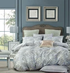 Soft Paisley Cotton Bedding SET:1 Duvet Cover & 2 Pillow Shams Queen/king/cal. Fixed Price $67.19.