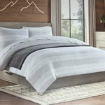 6 Pc Brooks Brothers Twin Xl Comforter Throw Set Bedding Ensemble. Fixed Price $112.46.