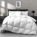 Comforter Queen 90X90 Lightweight Down Feather Cooling White Apsmile Fibers Size. Fixed Price $259.99.