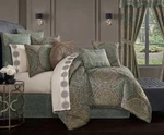 J. Queen New York Dorset Comforter Set. - Sz Free Shipping. Fixed Price $254.99.