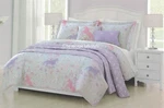 5-PC Paisley Unicorns Twin Comforter Set Lil' Envogue Lavender Purple Pink. Fixed Price $149.99.