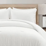 Lush Decor Haniya Solid Woven Cotton Textured Waffle Full/queen, White. Fixed Price $179.74.
